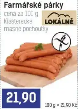 Konzum Farmářské párky nabídka