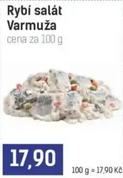 Konzum Varmuža rybí salát nabídka