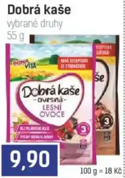 Konzum Bona Vita dobrá kaše ovesná lesní ovoce nabídka