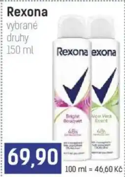 Konzum Rexona vybrané druhy nabídka
