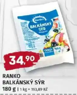 Konzum Ranko balkánský sýr nabídka