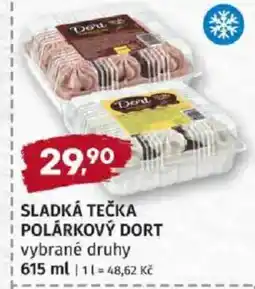 Konzum Dort sladká tečka polárkový dort nabídka