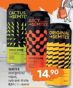 Konzum Semtex energetický nápoj nabídka