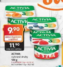 Konzum Activia vybrané druhy nabídka