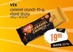 Teta VIX caramel crunch 45 g, různé druhy nabídka
