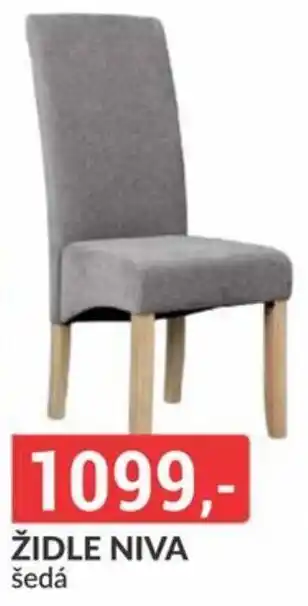 Židle Niva šedá