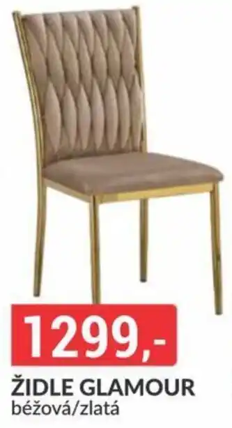 Židle glamour