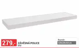 Baumax Závěsná police bílá nabídka
