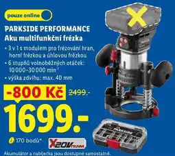 Lidl PARKSIDE PERFORMANCE Aku multifunkční frézka nabídka