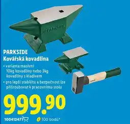 Lidl PARKSIDE Kovářská kovadlina nabídka