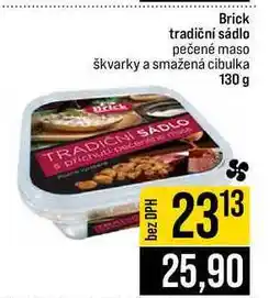 Jip Brick tradiční sádlo pečené maso škvarky a smažená cibulka nabídka