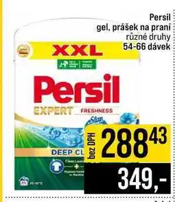 Jip Persil gel, prášek na praní různé druhy 54-66 dávek nabídka