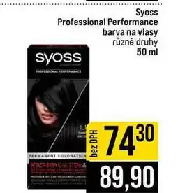 Jip Syoss Professional Performance barva na vlasy různé druhy nabídka