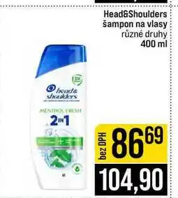 Jip Head&Shoulders šampon na vlasy různé druhy nabídka