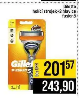 Jip Gilette holící strojek+2 hlavice fusion5 nabídka