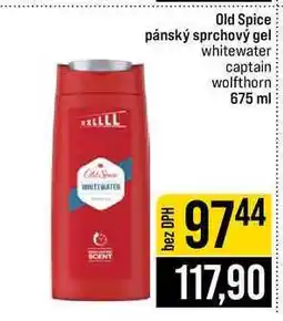 Jip Old Spice pánský sprchový gel whitewater captain wolfthorn nabídka