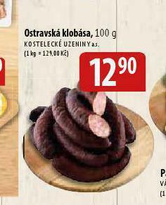 Bala Ostravská klobása nabídka