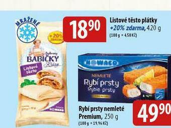 Bala Listové těsto nabídka