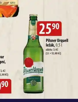 Bala Pivo pilsner urquell nabídka