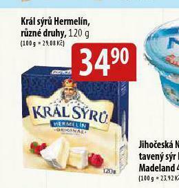 Bala Král sýrů hermelín nabídka