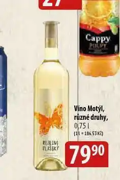 Víno motýl