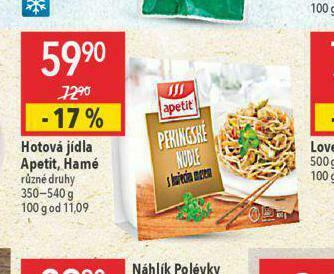 Globus Hotová jídla nabídka