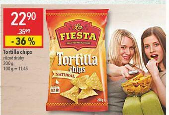 Globus Tortilla chips nabídka