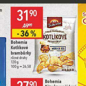 Globus Bohemia kotlíkové brambůrky nabídka