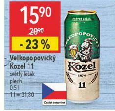 Globus Pivo velkopopovický kozel nabídka
