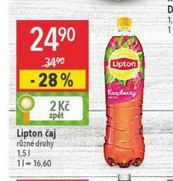 Globus Lipton čaj nabídka