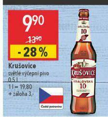 Globus Pivo krušovice nabídka