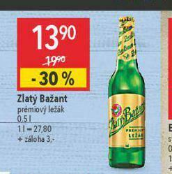 Globus Pivo zlatý bažant nabídka
