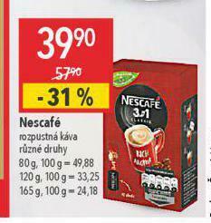 Globus Káva nescafé nabídka