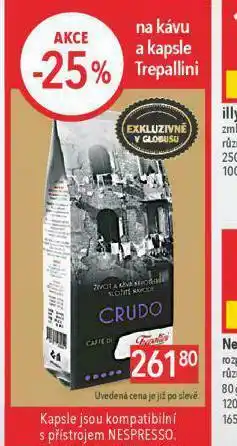 Globus Káva crudo nabídka