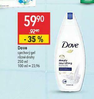 Globus Dove sprchový gel nabídka