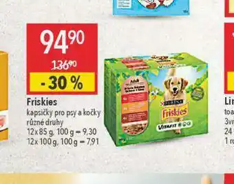 Globus Friskies kapsičky pro psy a kočky nabídka