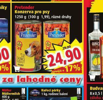Norma Pretender konzerva pro psy nabídka