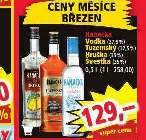 Norma Hanácká vodka nabídka