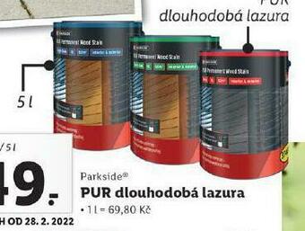 Lidl Pur dlouhodobá lazura nabídka