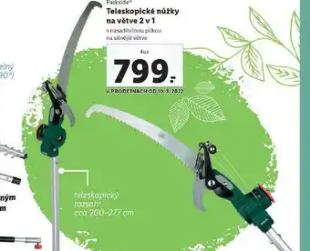 Lidl Teleskopické nůžky na větve 2v1 nabídka