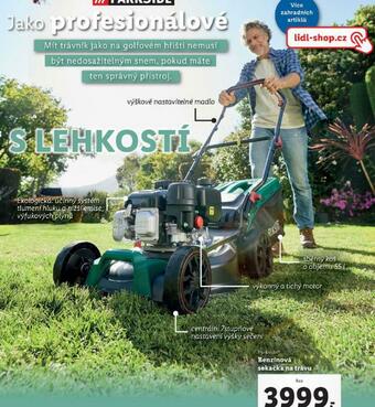 Lidl Benzínová sekačka na trávu nabídka