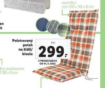 Lidl Polstrovaný potah na židli / křeslo nabídka