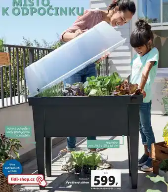 Lidl Vyvýšený záhon nabídka