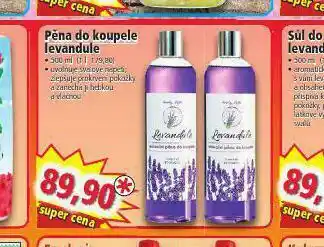 Pěna do koupele levandule