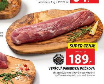 Lidl Vepřová panenská svíčková nabídka