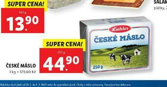 Lidl České máslo nabídka