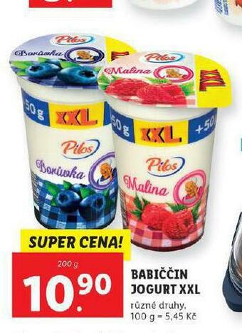 Lidl Babiččin jogurt nabídka