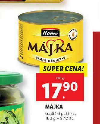 Lidl Májka nabídka