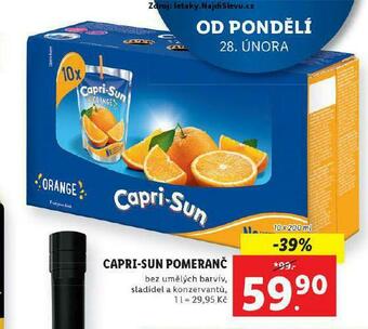 Lidl Capri-sun nabídka