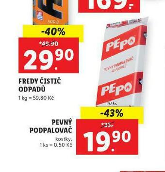 Lidl Pepo pevný podpalovač nabídka